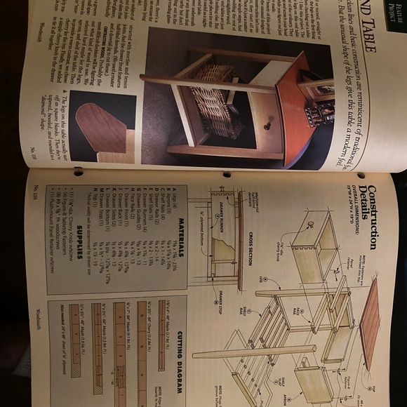 🎉5/$10🎉 Woodsmith magazine vol 19 number 110 April 1997 stacking storage racks - Picture 7 of 8